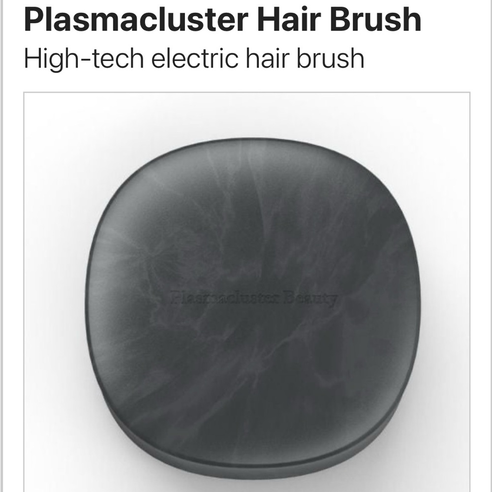 Plasmacluster Hair Brush - Black